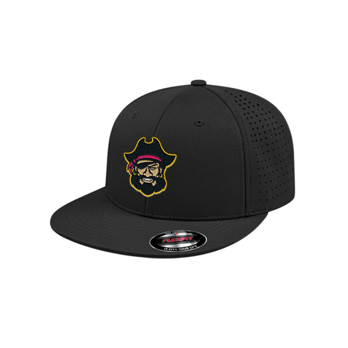 Pirates Black Performance Flexfit Hat (Cap America)