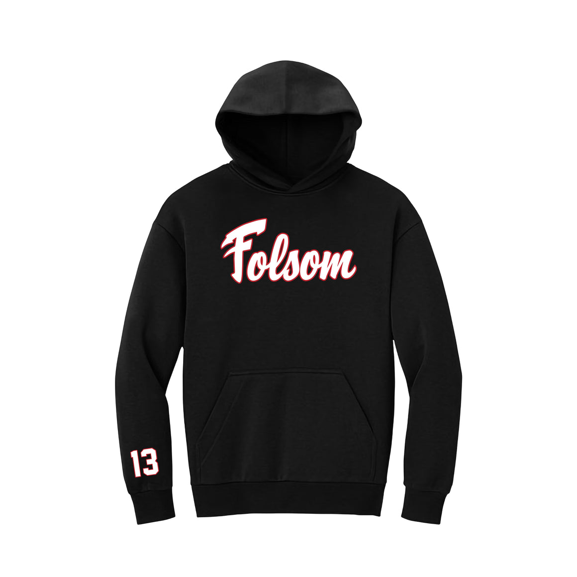 Flames Youth Fleece Hoodie