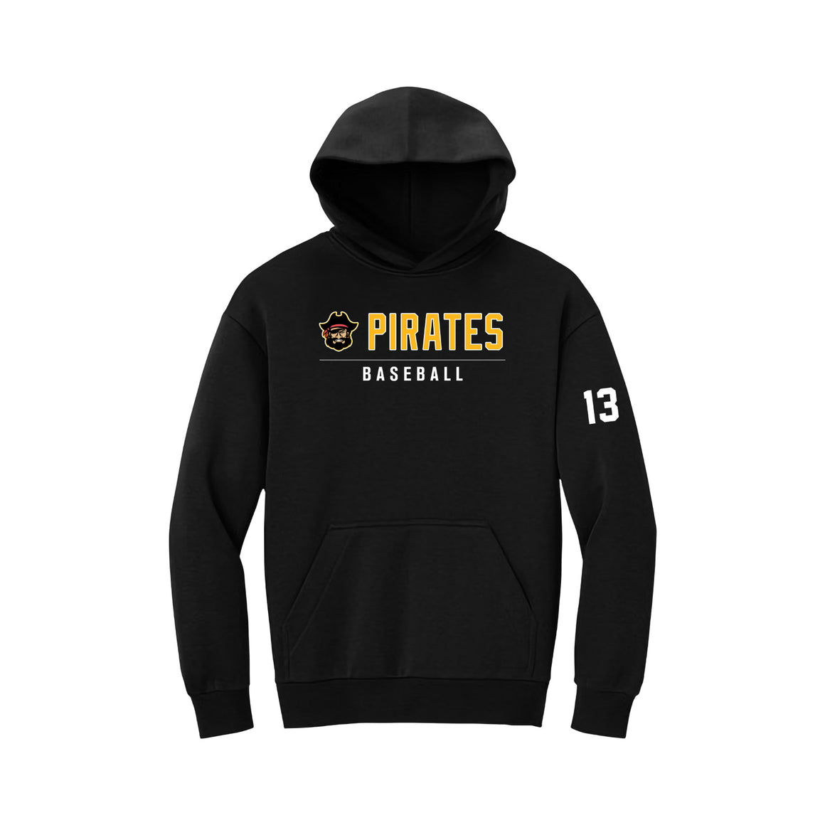 Pirates Adult Heavyweight Fleece Hoodie