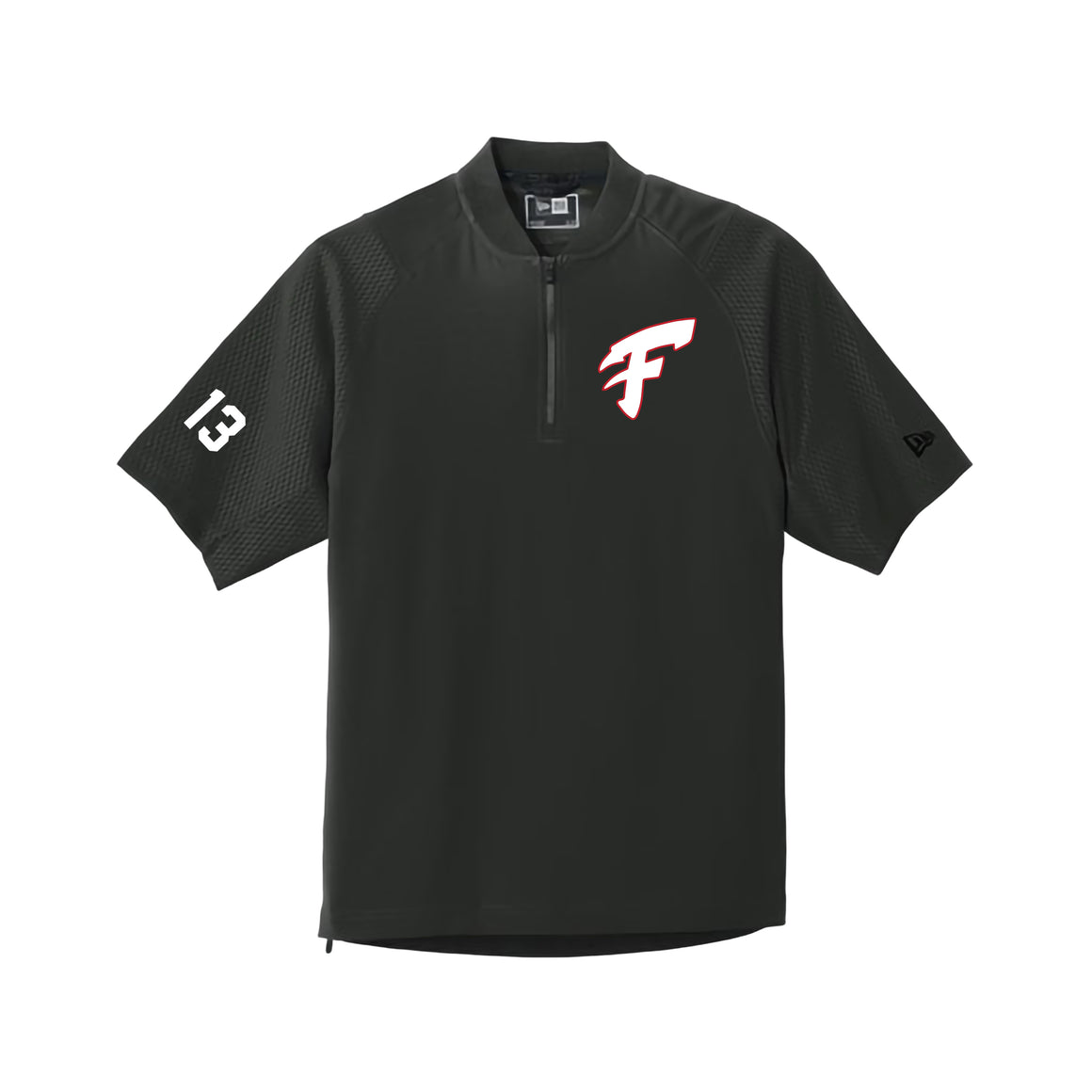 Flames Adult New Era® Cage Short Sleeve 1/4-Zip Jacket