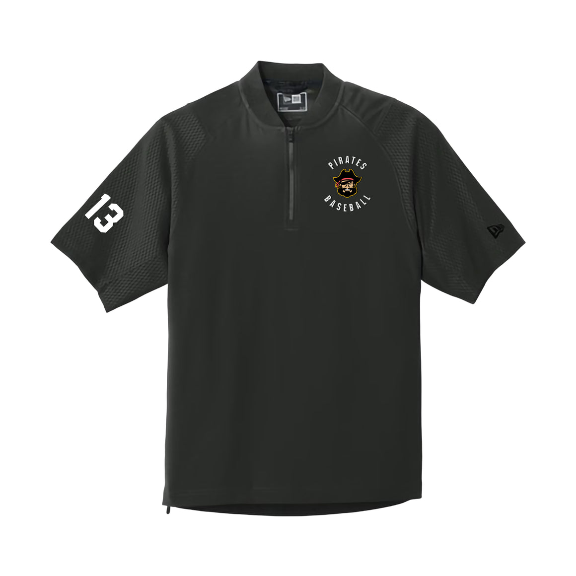 Pirates Adult New Era® Cage Short Sleeve 1/4-Zip Jacket