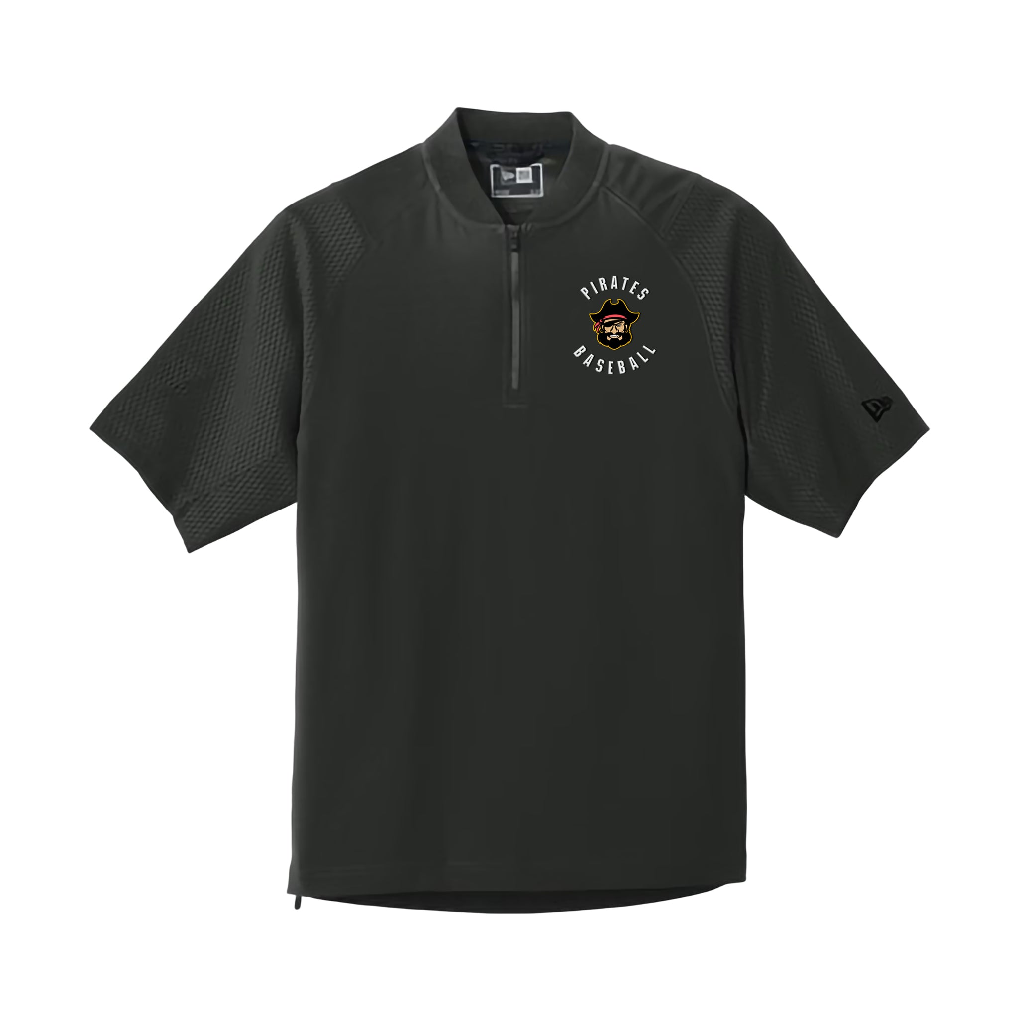 Pirates Adult New Era® Cage Short Sleeve 1/4-Zip Jacket