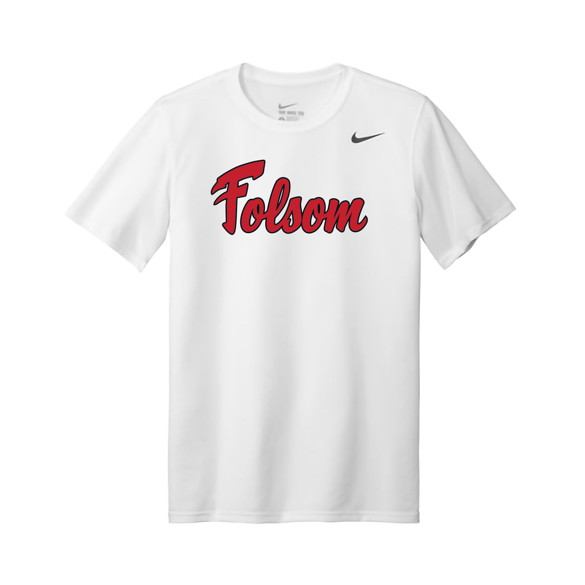 Flames Adult Nike Legend Tee (White)