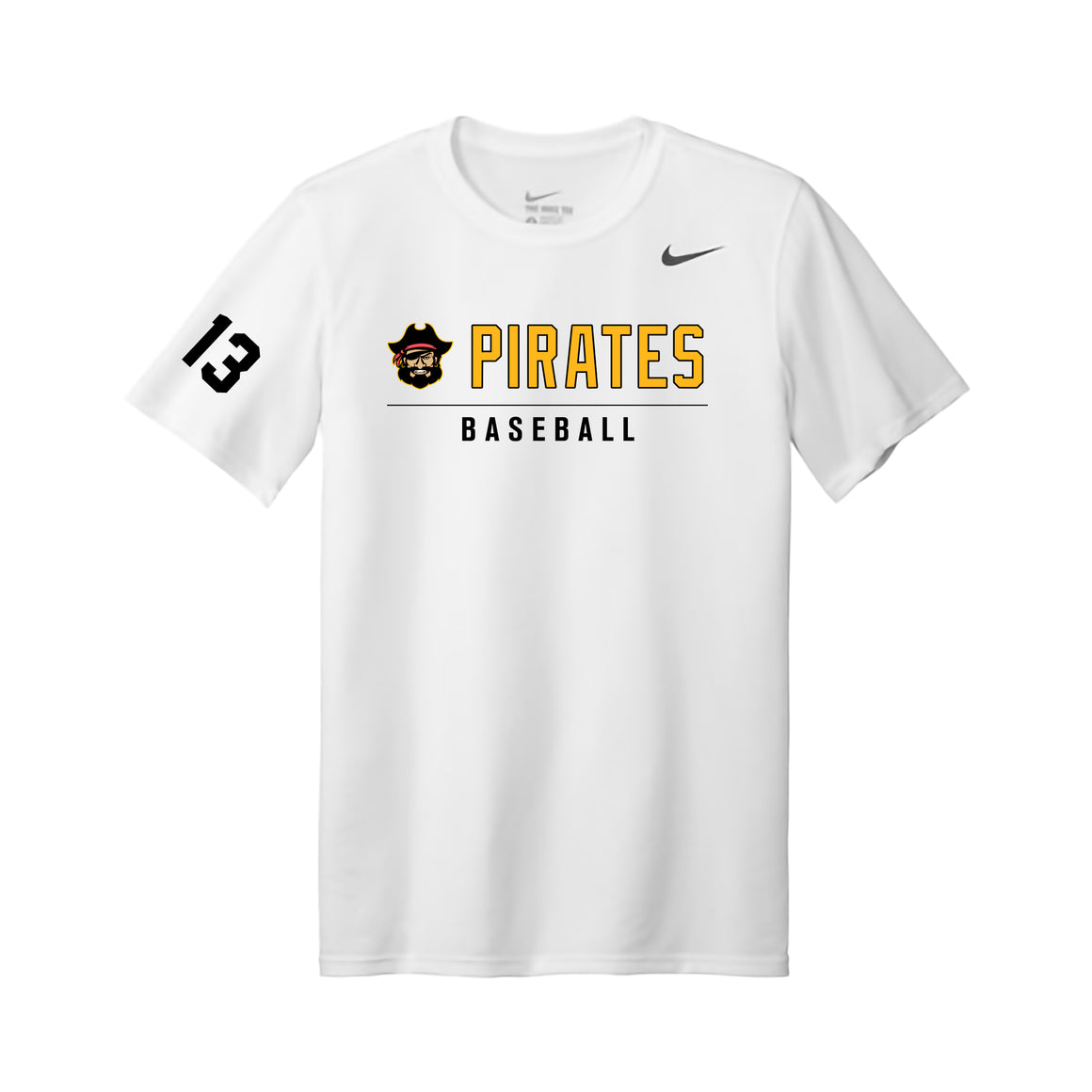 Pirates Youth Nike Legend Tee (White)