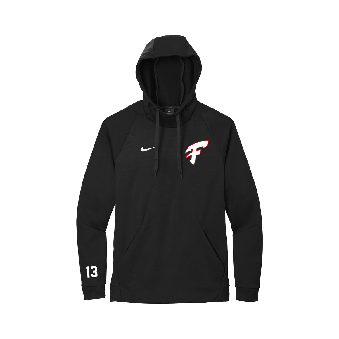 Flames Adult Nike Therma-FIT Pullover Fleece Hoodie