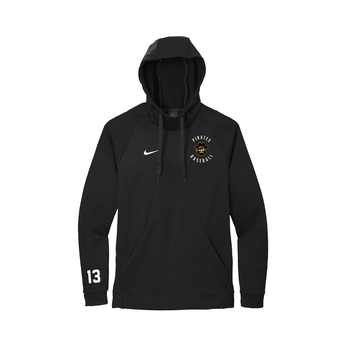 Pirates Adult Nike Therma-FIT Pullover Fleece Hoodie
