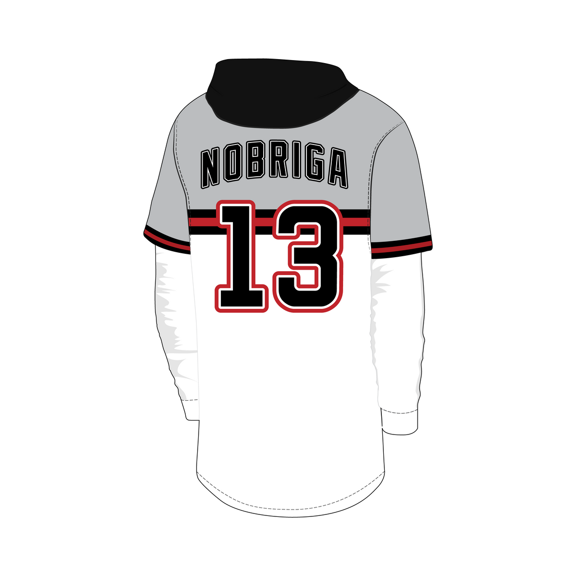 Sublimated Cozy Jersey - White/Grey