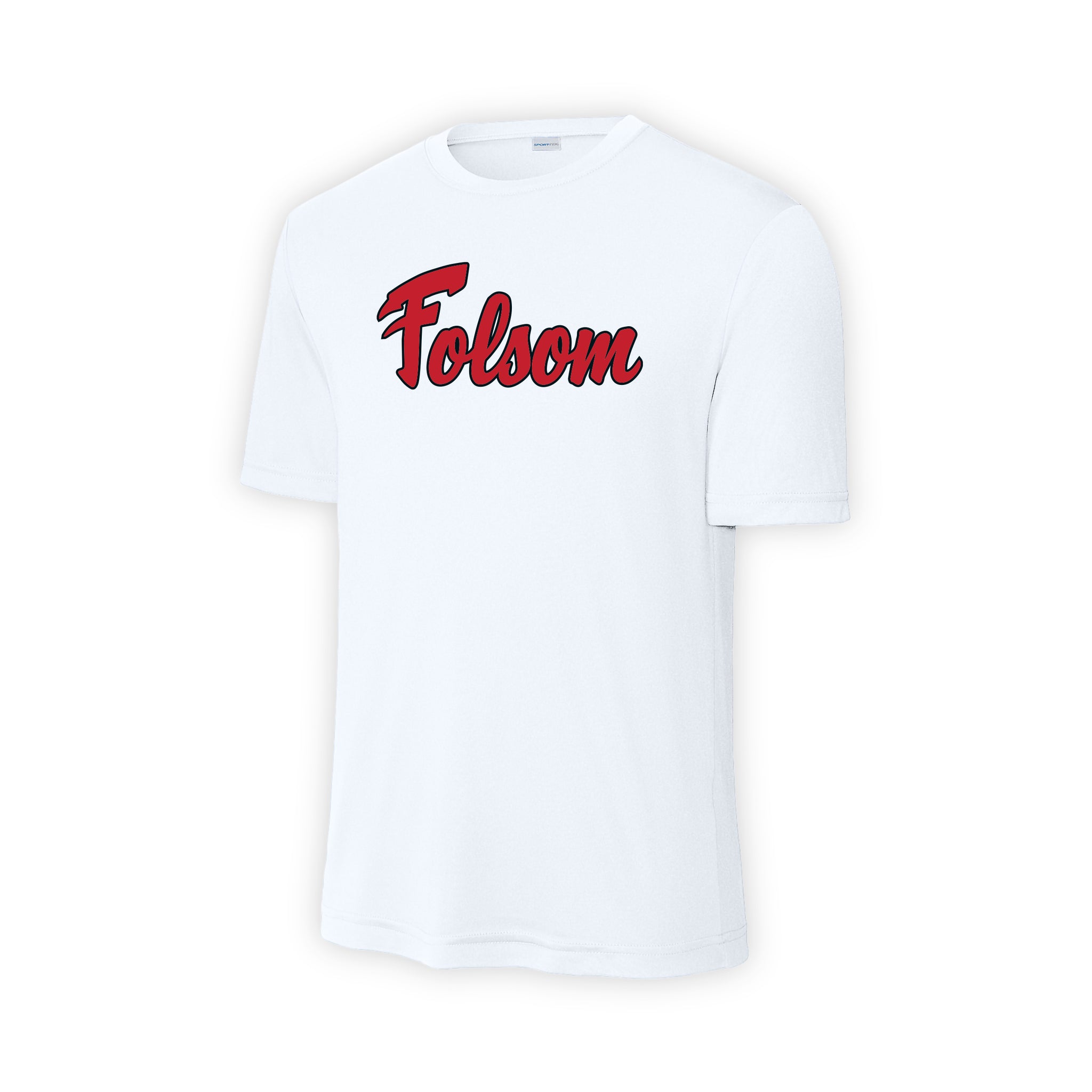 Flames Adult Performance Tee (White)