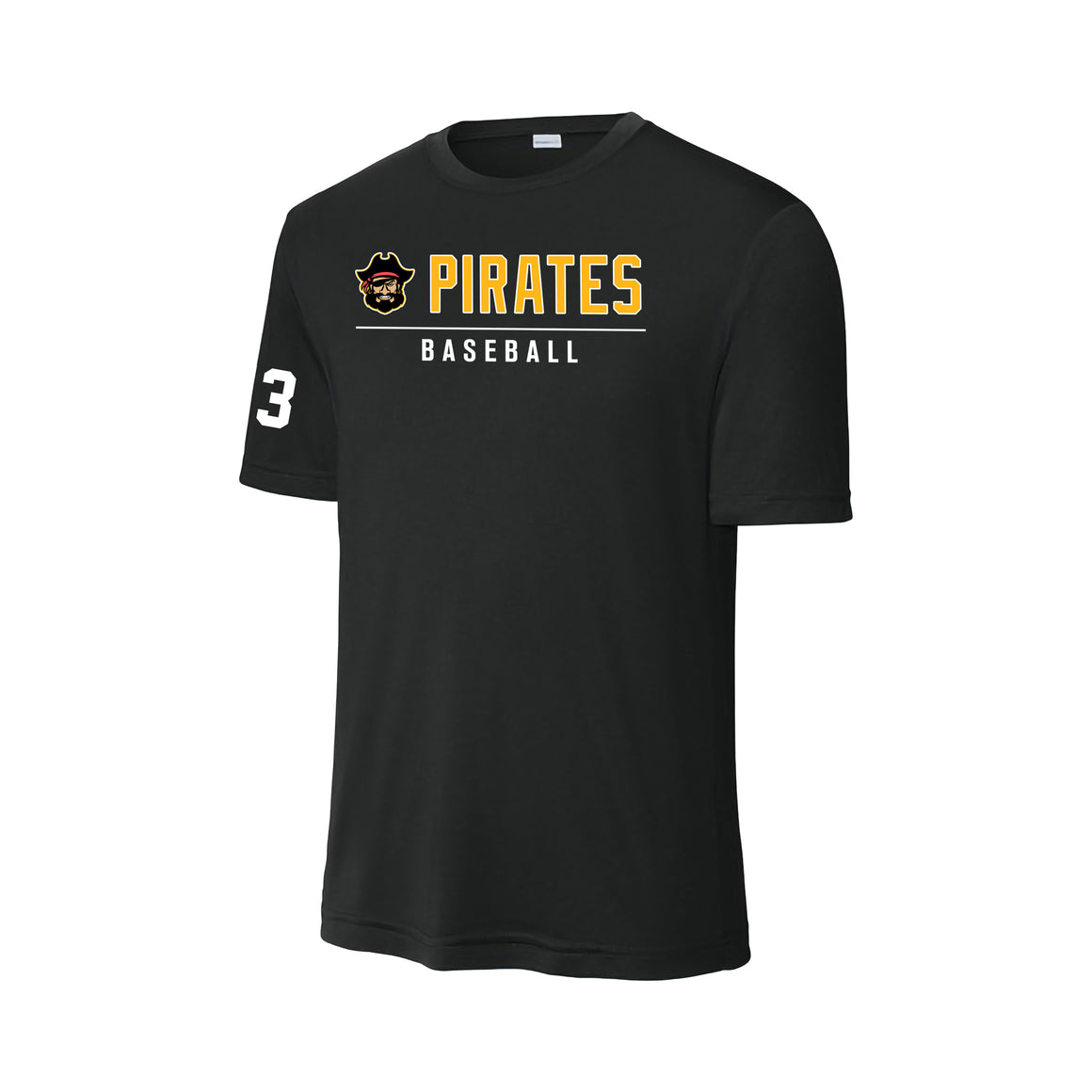 Pirates Youth Performance Tee (Black)
