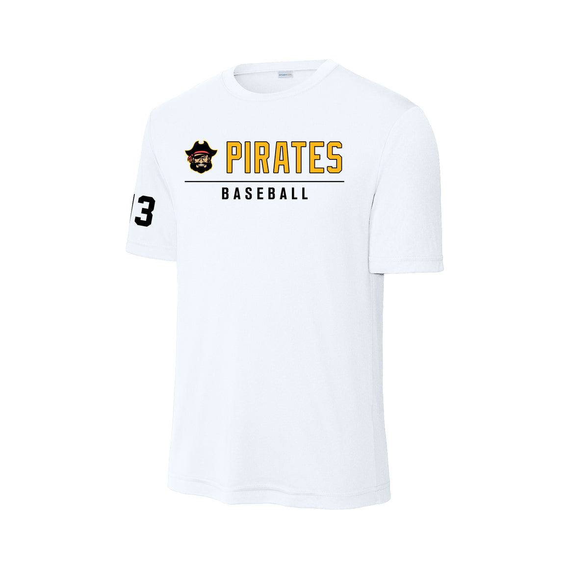 Pirates Youth Performance Tee (White)
